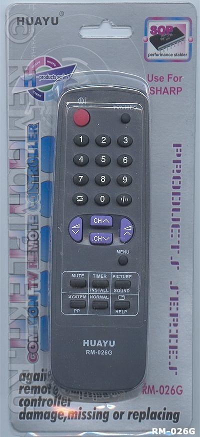Д/У Sharp RM-026G (universal)