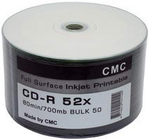 банка CD-R PRINT 50 шт. CMC шпиль