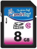   SDHC 8GB class 10 Smart Buy