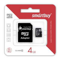   microSDHC 4GB class 10 Smartbuy