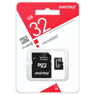   microSDHC 32GB class 10 Smart Buy