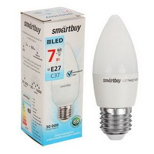  . C37 (E27, 7, ) Smartbuy