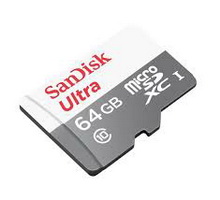   microSDXC 64GB class 10 SanDisk