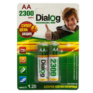  R06 AA 2300 mA Dialog