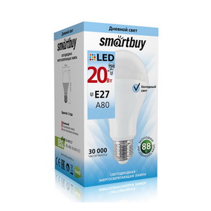  . A65 (E27, 20, 4000K) Smartbuy