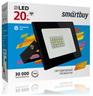 Св-диод. прожектор 20W FL SMD LIGHT Smartbuy