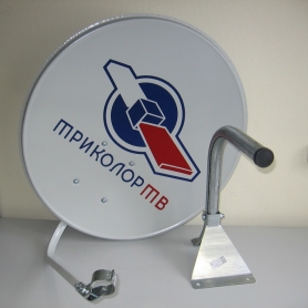 Антенна спутниковая 600х670 мм СТВ-0,6 c лого триколор