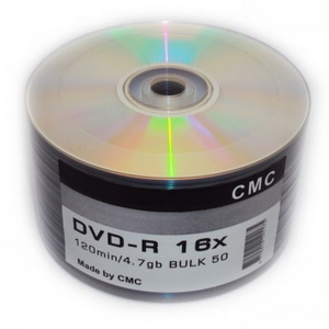 банка DVD-R PRINT 50 шт. CMC шпиль