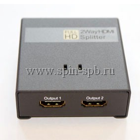 Разветвитель HDMI splitter 1x2