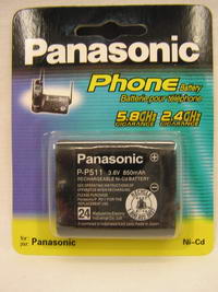 Panasonic P511 3.6 V 850 mAh