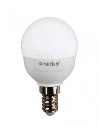 Лампа светодиод. P45 (E14, 7Вт, тёпл) Smartbuy