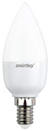 Лампа светодиод. C37 (E14, 5Вт, тёпл) Smartbuy