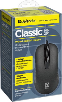 Мышь Defender MB-230 Classic USB