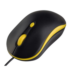 Мышь Perfeo Mount USB черно-желтая