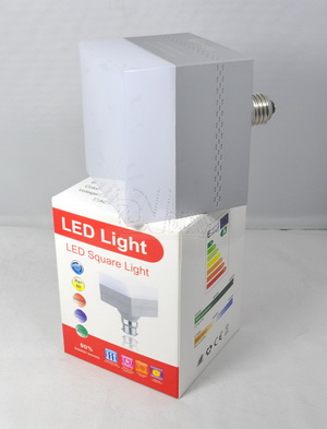 Квадратный светодиодный светильник 38W E27 6500K