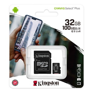   microSDXC 64GB UHS-I (U1) A1 Kingston