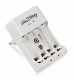 Зарядное устройство Smartbuy SBHC-501  (4xAA-AAA, 1x9В)